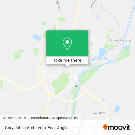 Gary Johns Architects map