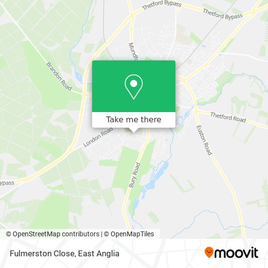 Fulmerston Close map