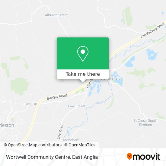 Wortwell Community Centre map