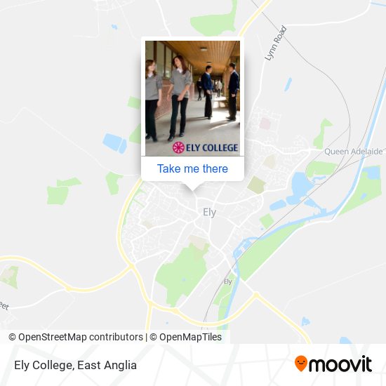 Ely College map