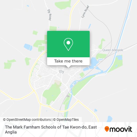 The Mark Farnham Schools of Tae Kwon-do map