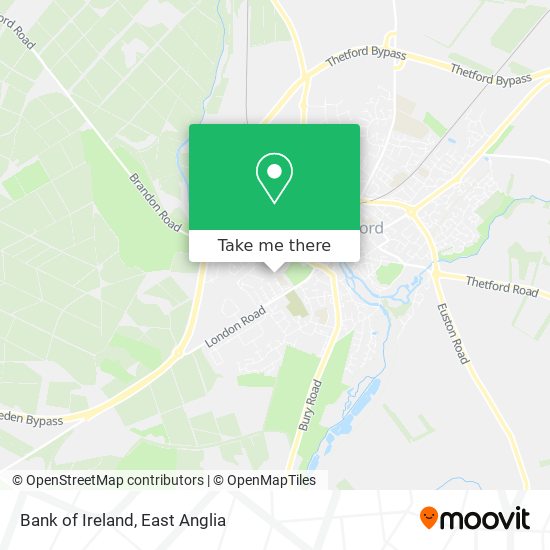 Bank of Ireland map