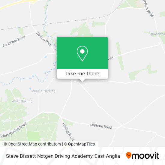 Steve Bissett Nxtgen Driving Academy map