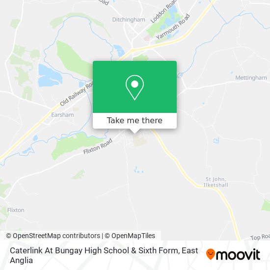 Caterlink At Bungay High School & Sixth Form map