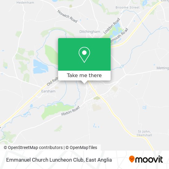 Emmanuel Church Luncheon Club map