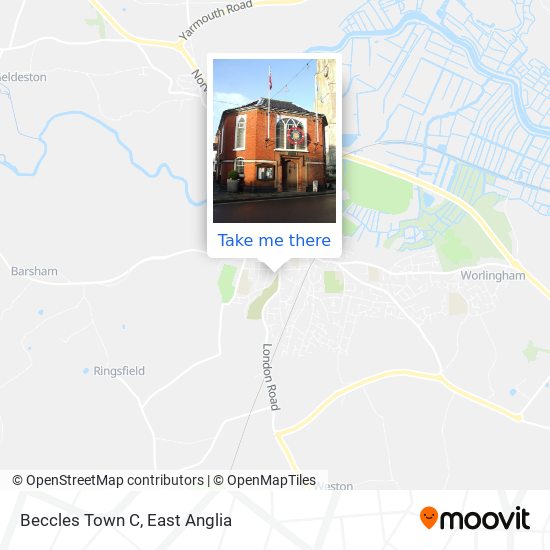 Beccles Town C map