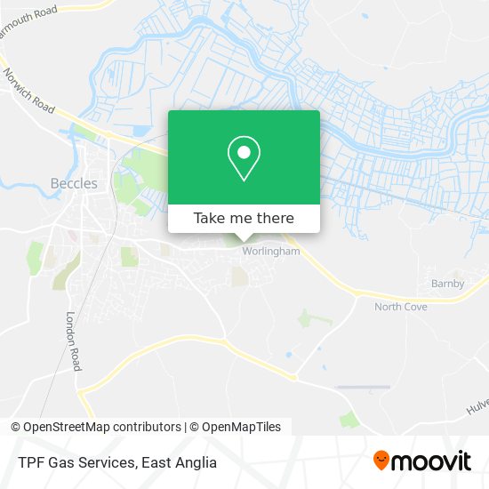TPF Gas Services map