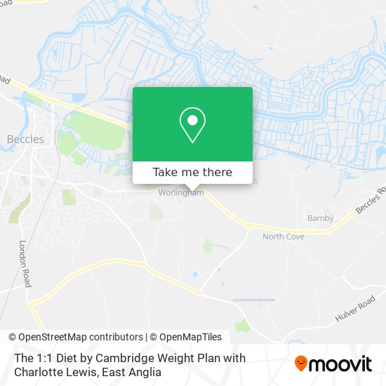 The 1:1 Diet by Cambridge Weight Plan with Charlotte Lewis map