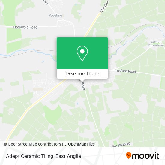 Adept Ceramic Tiling map