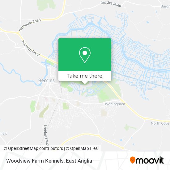 Woodview Farm Kennels map