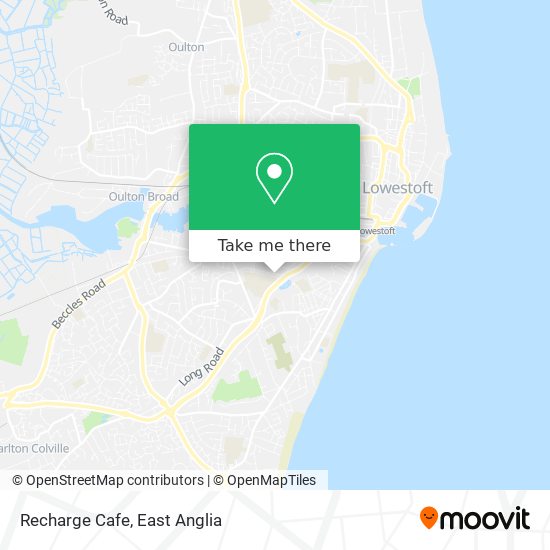 Recharge Cafe map