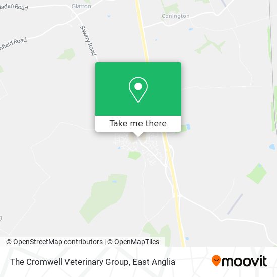 The Cromwell Veterinary Group map