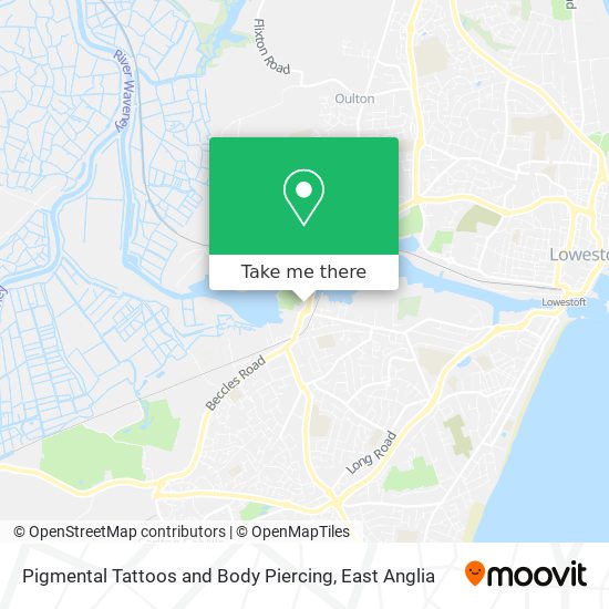 Pigmental Tattoos and Body Piercing map