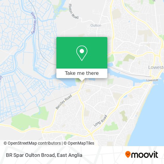 BR Spar Oulton Broad map