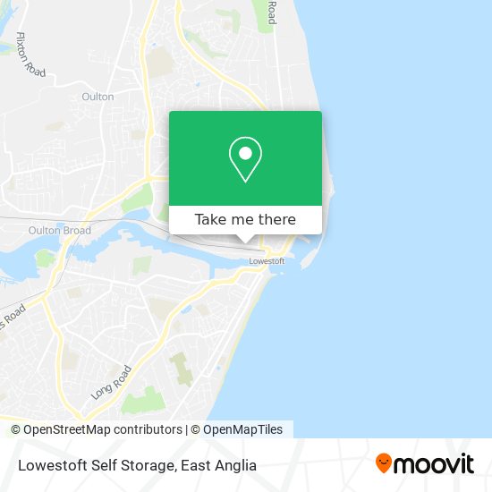 Lowestoft Self Storage map