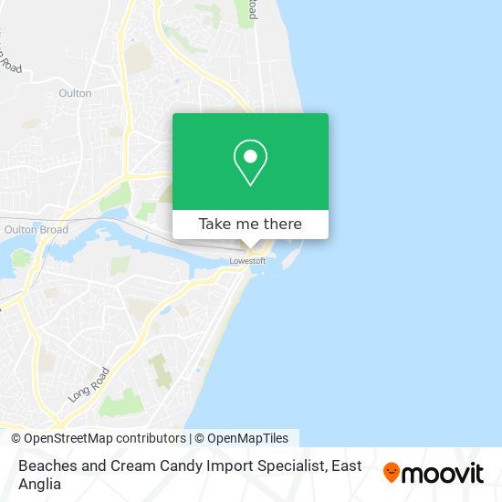 Beaches and Cream Candy Import Specialist map