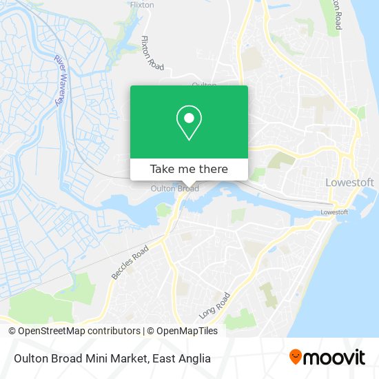 Oulton Broad Mini Market map