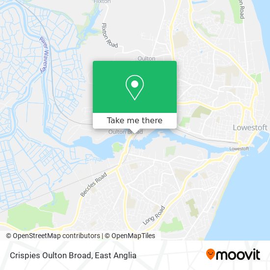 Crispies Oulton Broad map