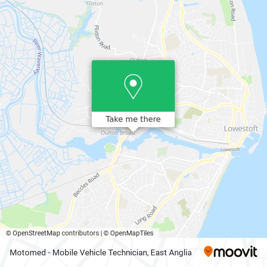 Motomed - Mobile Vehicle Technician map