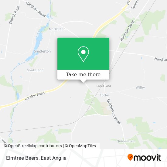 Elmtree Beers map