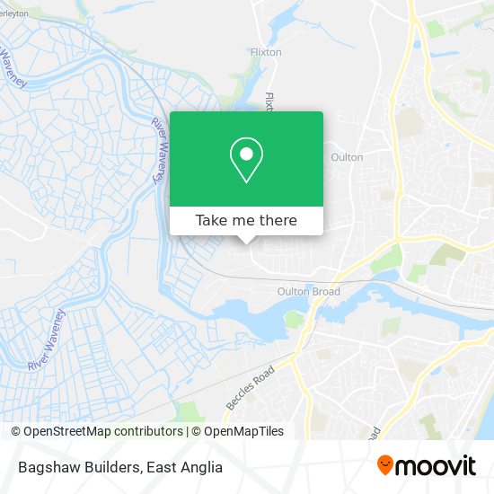 Bagshaw Builders map