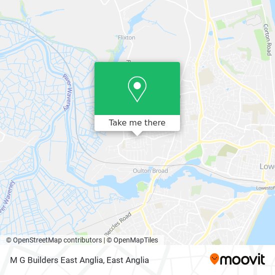 M G Builders East Anglia map