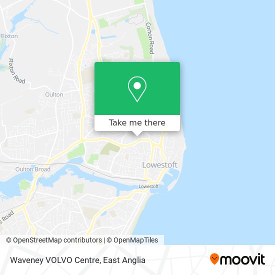 Waveney VOLVO Centre map