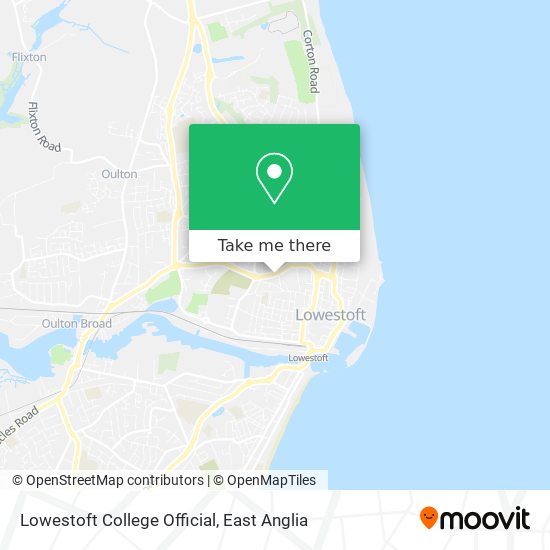 Lowestoft College Official map