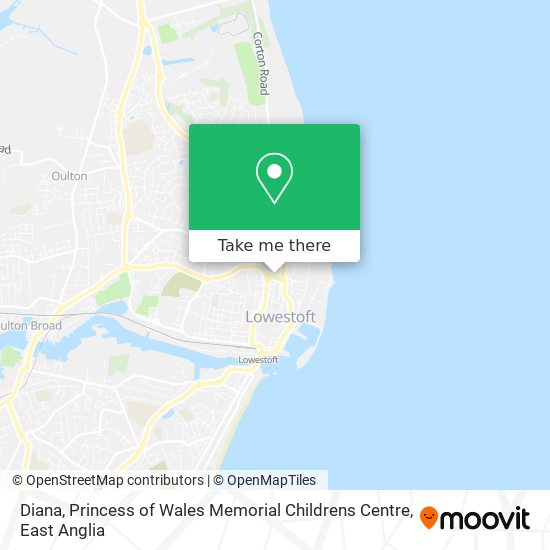 Diana, Princess of Wales Memorial Childrens Centre map
