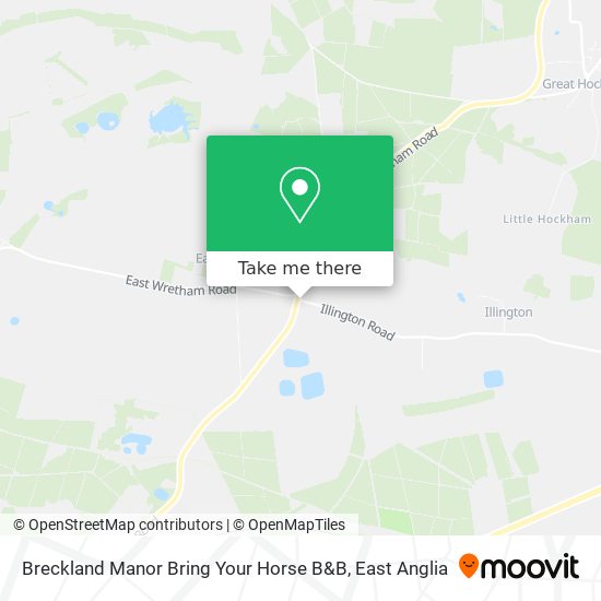 Breckland Manor Bring Your Horse B&B map