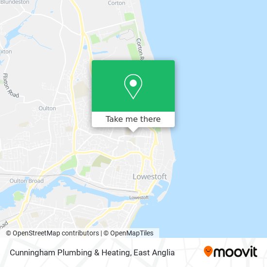 Cunningham Plumbing & Heating map