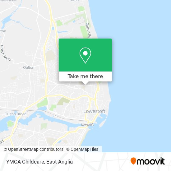 YMCA Childcare map