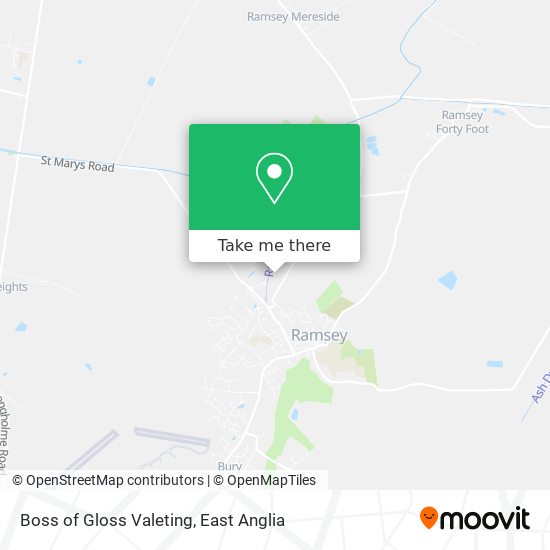 Boss of Gloss Valeting map