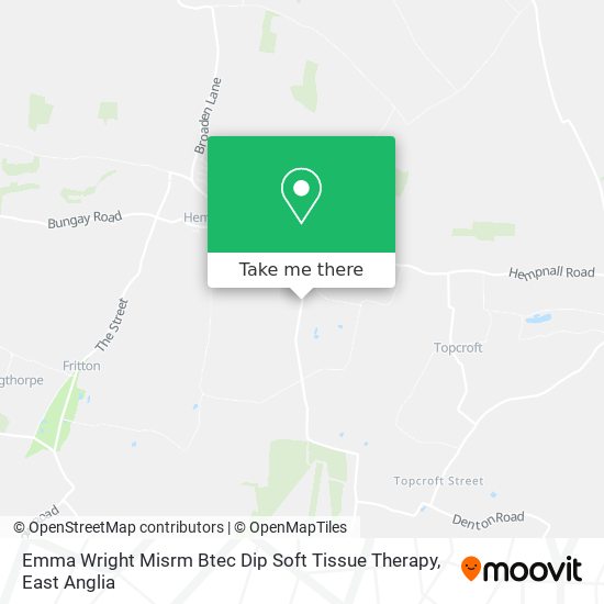Emma Wright Misrm Btec Dip Soft Tissue Therapy map