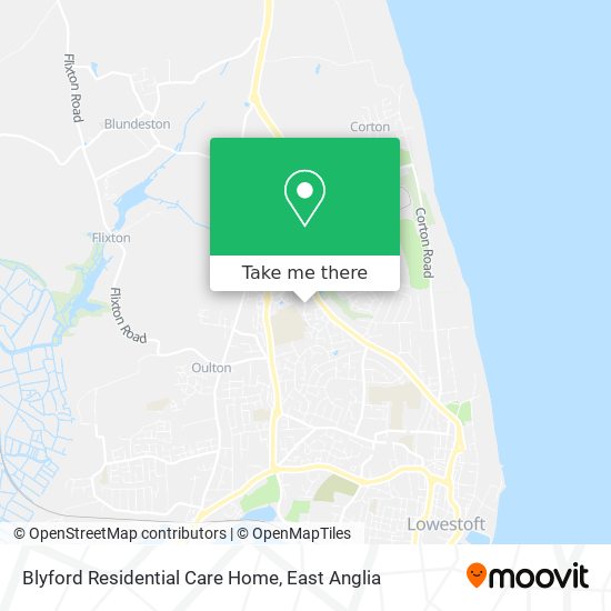 Blyford Residential Care Home map