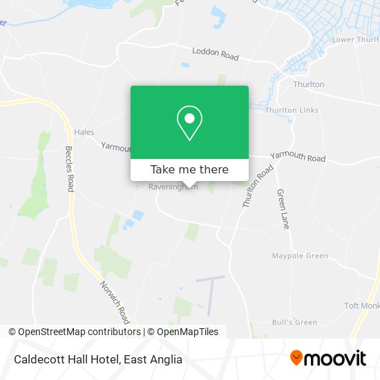 Caldecott Hall Hotel map