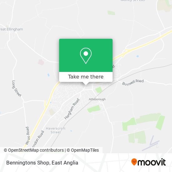 Benningtons Shop map