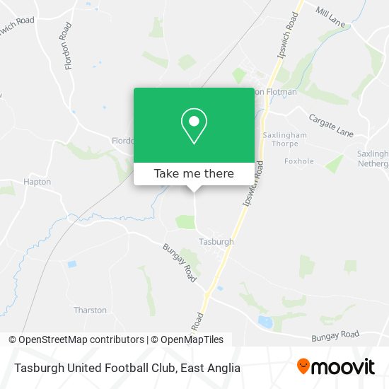 Tasburgh United Football Club map