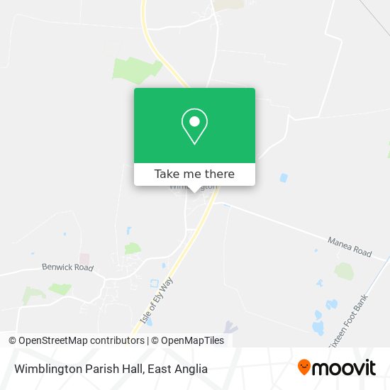 Wimblington Parish Hall map