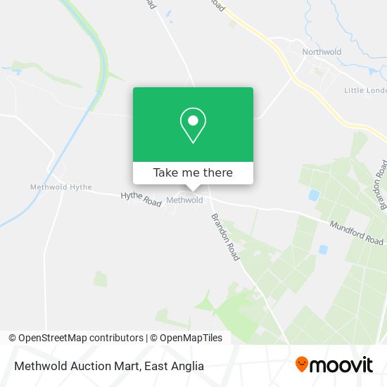 Methwold Auction Mart map