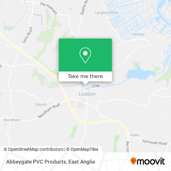Abbeygate PVC Products map