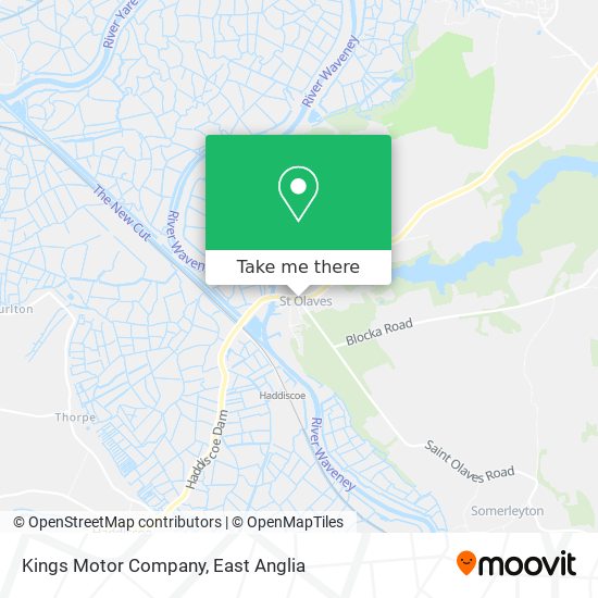 Kings Motor Company map