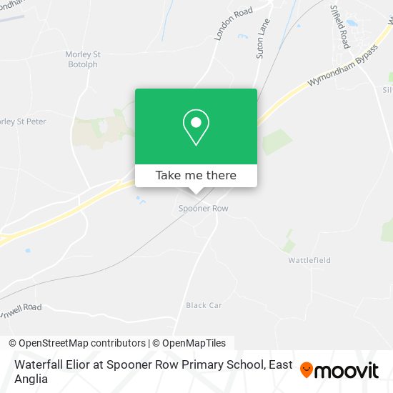 Waterfall Elior at Spooner Row Primary School map
