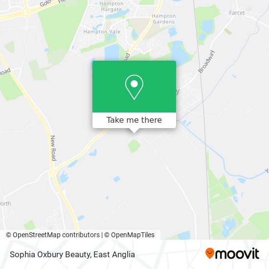 Sophia Oxbury Beauty map