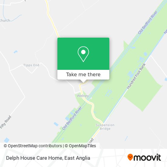 Delph House Care Home map