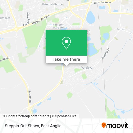 Steppin' Out Shoes map