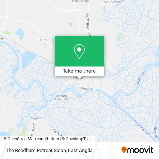 The Reedham Retreat Salon map