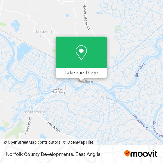 Norfolk County Developments map