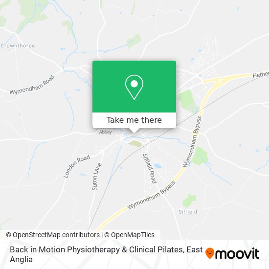 Back in Motion Physiotherapy & Clinical Pilates map