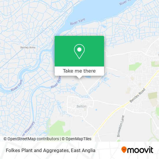 Folkes Plant and Aggregates map